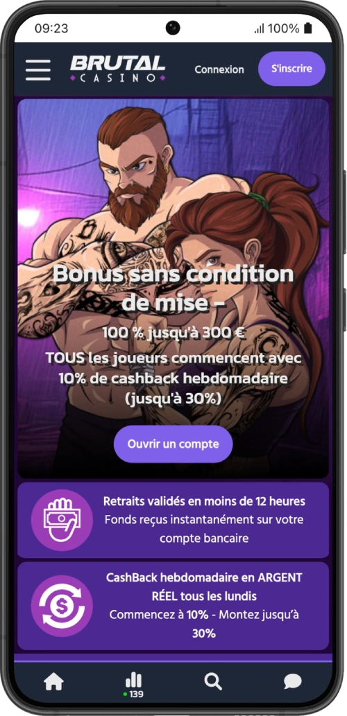 brutal casino sur mobile