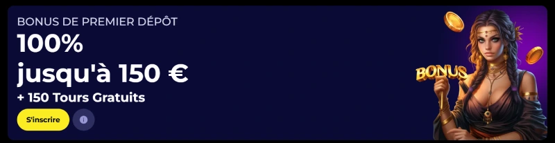 Capture d'écran du bonus 1er dépôt sur Nyxbets