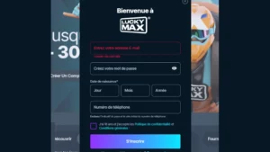 Inscription &eacute;tape 3 Lucky Max