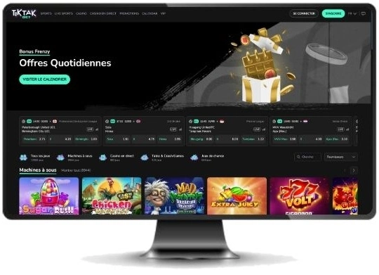 Capture d'&eacute;cran de Tiktak Bet sur PC