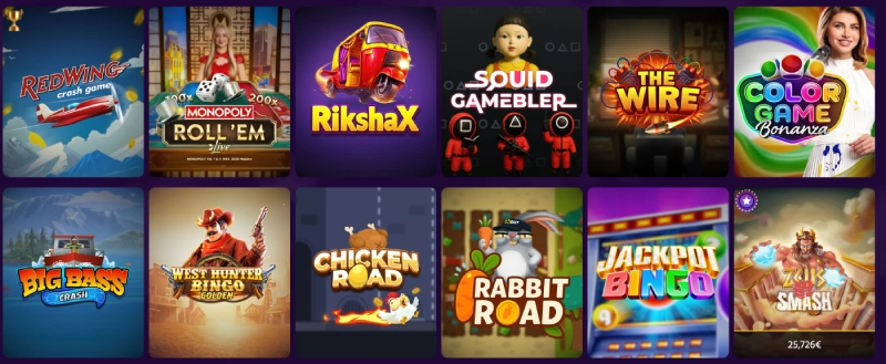 mini jeux sur brutal casino