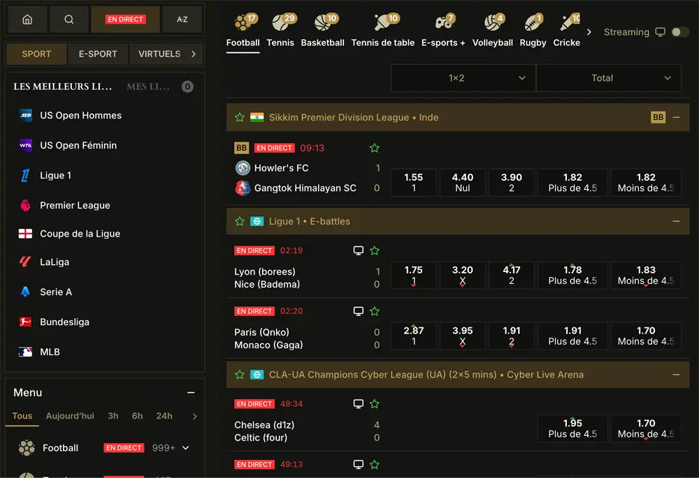 paris sportifs kyngs casino