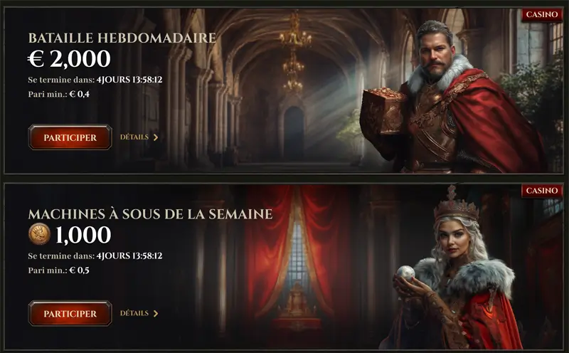 tournois kyngs casino