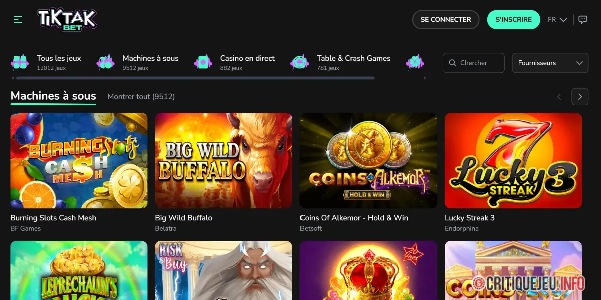 Unique casino en ligne