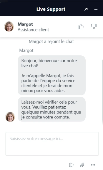Echange avec le service client de Cazeus