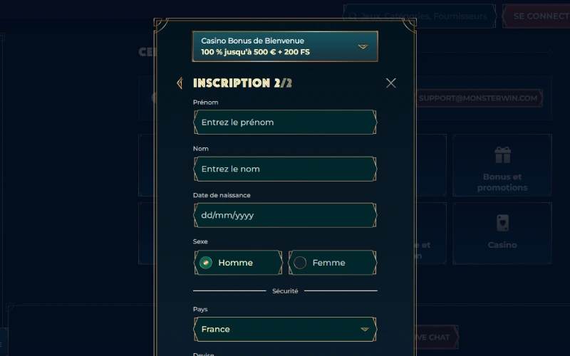 Casino monsterwin