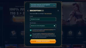 Inscription &eacute;tape 3 sur Monsterwin