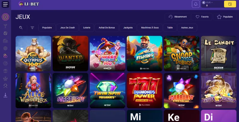 Libet Casino Avis 2025 | Bonus de 1 000 € + 150 Free Spins