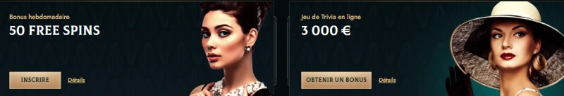 Capture d'&eacute;cran des promotions sur Dolly Casino