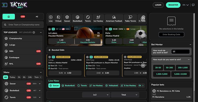 paris sportif sur tiktakbet