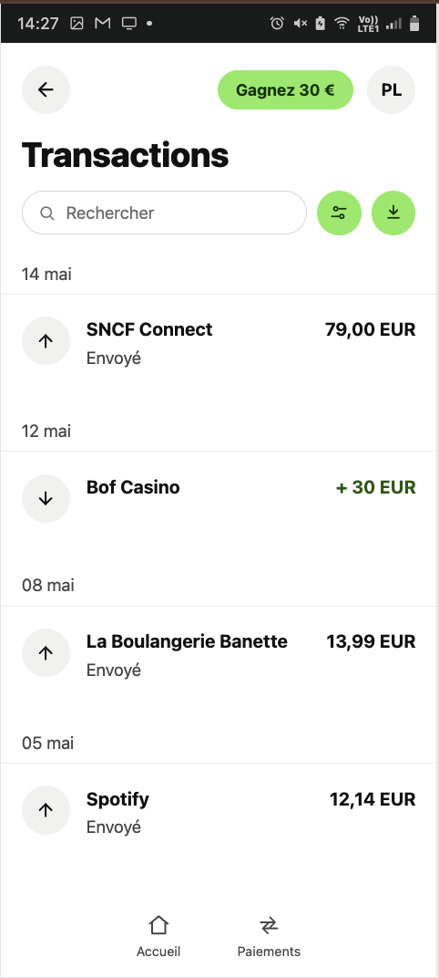 preuve de retrait sur bof casino