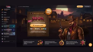 Capture d'&eacute;cran de la page d'accueil de MadCasino