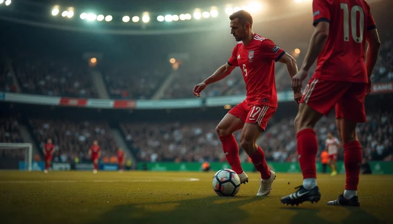 Illustration d'un match de football