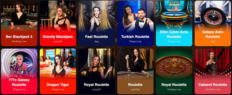 jeux live mad casino