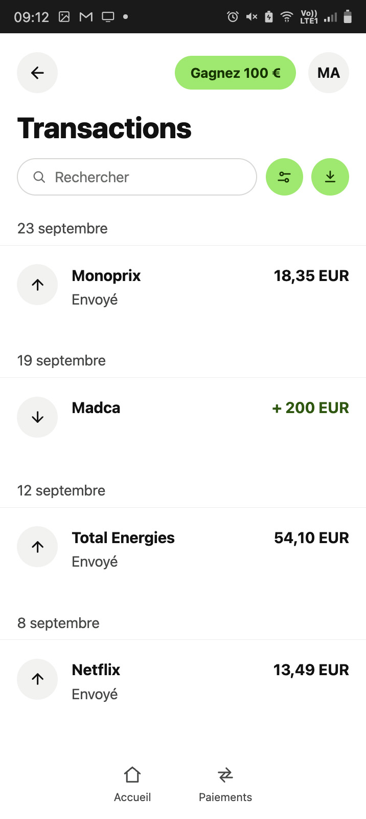 preuve de retrait madcasino
