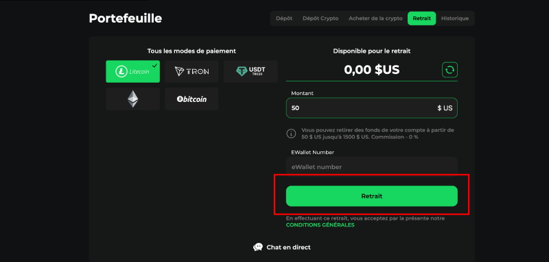 Retrait Rapide sur BetifyCasino France pour Gagnants