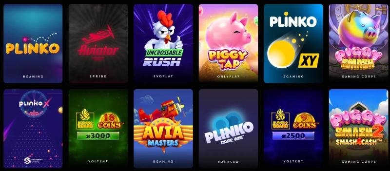 les autres jeux sur instasino casino