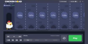 Interface de chicken road