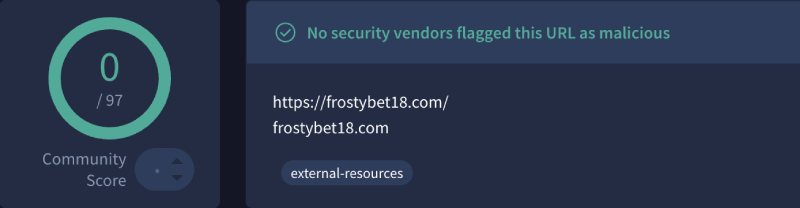 analyse de sécurité frostybet