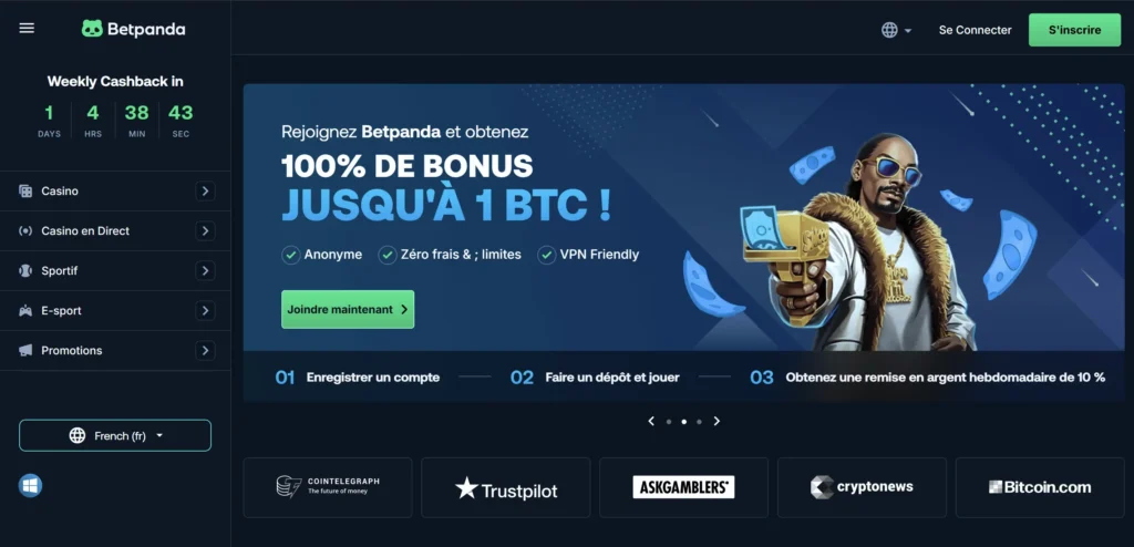 betpanda page accueil