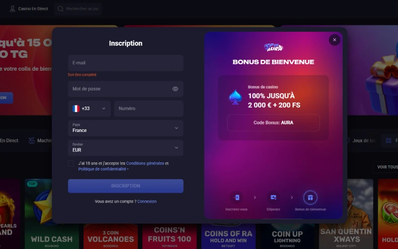 Spinaura casino