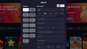 Capture d'&eacute;cran de la page des d&eacute;p&ocirc;ts sur Spinaura