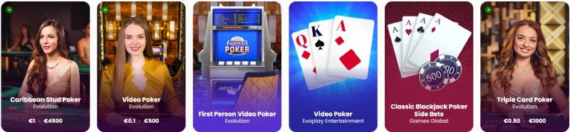 Capture d'&eacute;cran des jeux de table sur Trickz