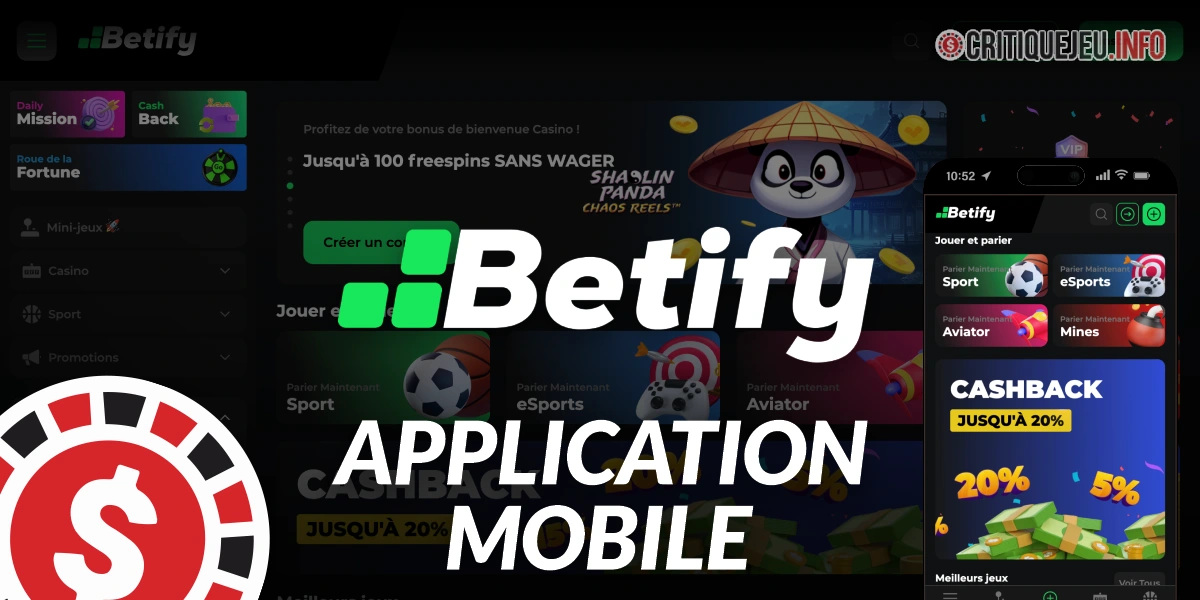 Betify application : Télécharger sur iOS, Android, Windows et Mac