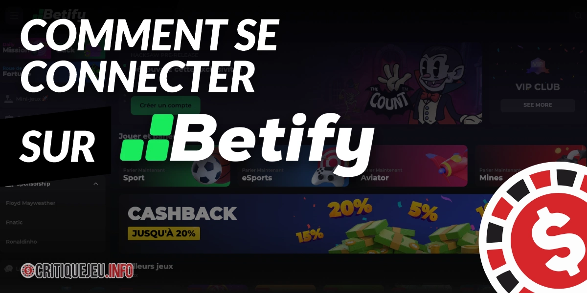 Schermata del processo di accesso e registrazione su un casino online