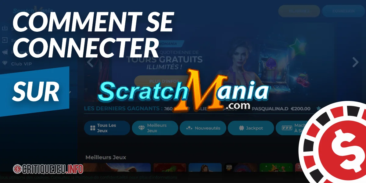 Mon compte Scratchmania : connexion, vérification et suppression