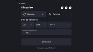 capture decran inscription etape 4 tip top bet