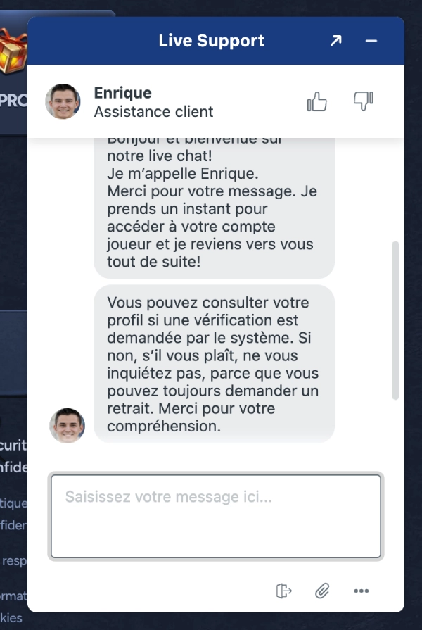 assistance cleint betwarts