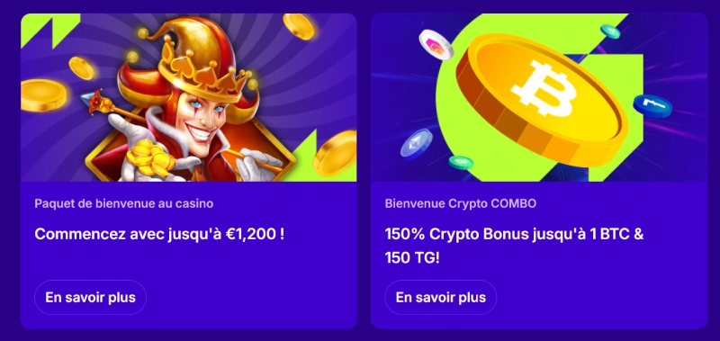 capture decran bonus de bienvenue upspinz