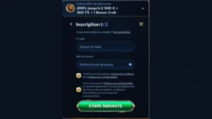 capture decran inscription etape 3 millioner