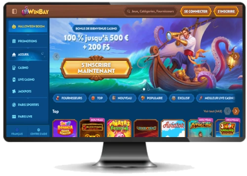 capture d'écran interface winbay