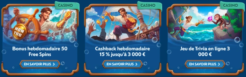 capture d'écran promotions winbay