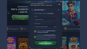 inscription sur betwarts étape4