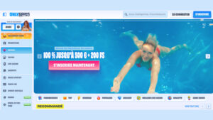 inscription sur onlyspins étape1