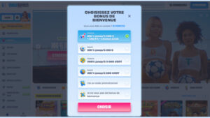 inscription sur onlyspins étape2