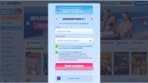 inscription sur onlyspins étape3