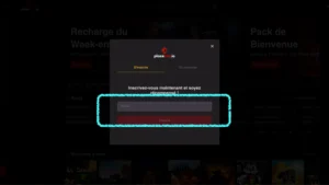inscription sur placebet étape2