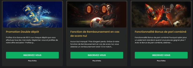 les autres promotions goldenplay