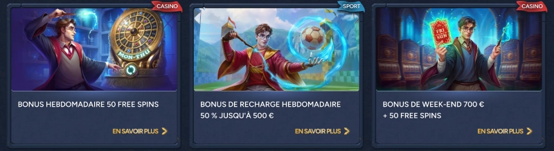 les autres promotions sur betwarts