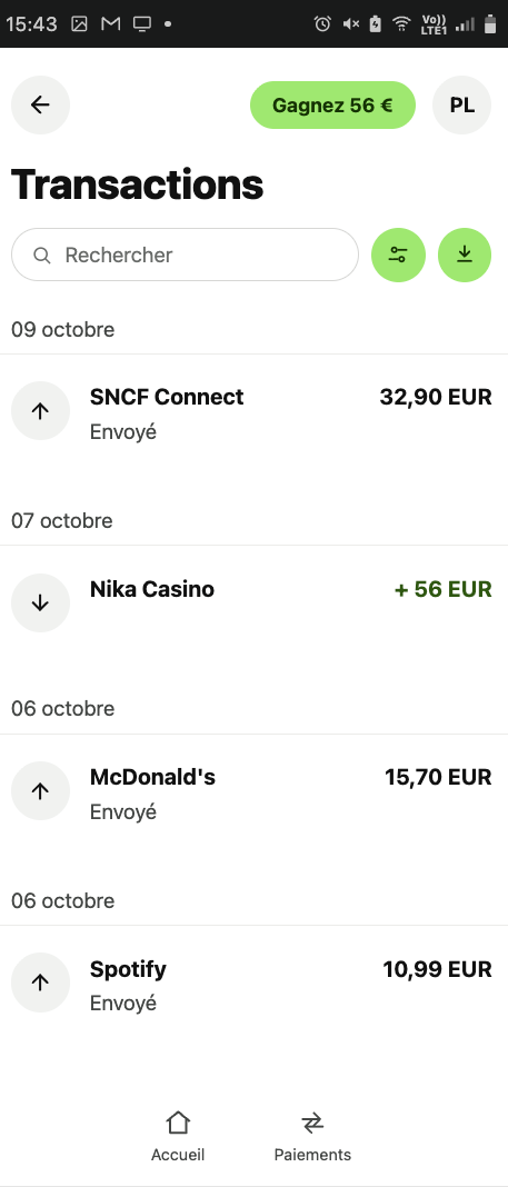 preuve de retrait sur nika casino