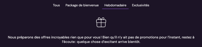 autres prmotions sur betzito