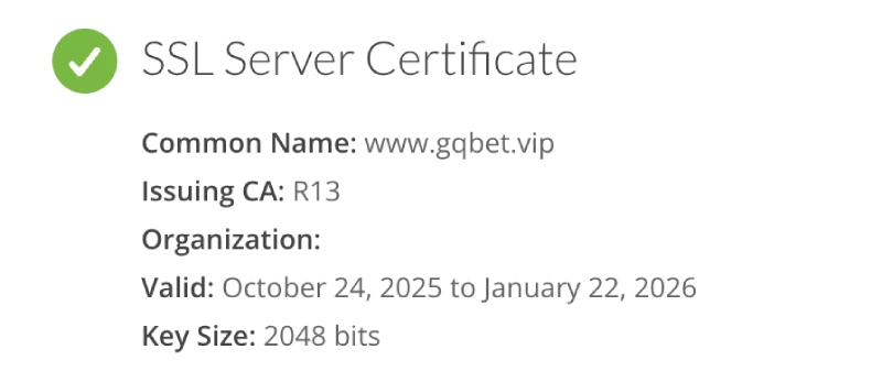 capture decran certifcat ssl gqbet