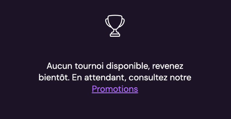 événements et tournois sur betzito