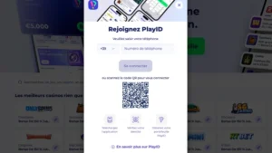 Capture d'&eacute;cran de l'&eacute;tape 2 de l'inscription sur PlayID