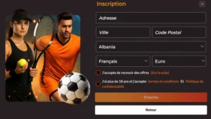 capture decran inscription etape 3 maxibet