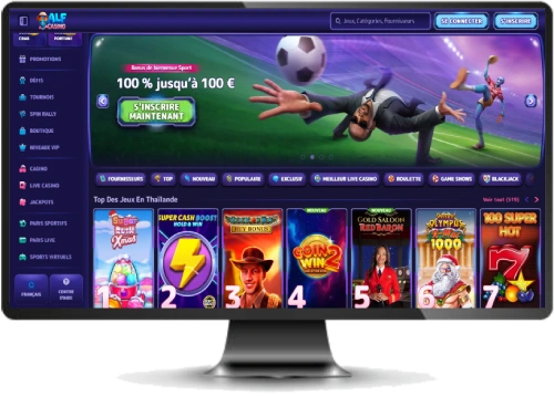 capture decran interface alf casino